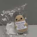 Mini Funny Knitted Wool Potato Toy with Positive Card - Creative Cute Crochet Doll Cheer Up Gift for Friends Parties Women Men Mothers Day Graduation Decoration and Encouragement