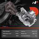A-Premium Disc Brake Caliper Assembly with Bracket Compatible with Select Mitsubishi Models - Lancer 2002 2003 2004 2005 2006 2007, L4 2.0L - Front Right Passenger Side