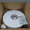 20" Boho Ceiling Fans with Lights, Fabric Fandelier Chandelier Ceiling Fan with Light Remote Control, Caged with 6 Speeds for Bedroom, Nursery(White)