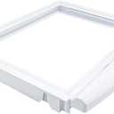 WR32X26246 Middle Pan Cover Frame (no glass) Compatible with ge, hotpoint Refrigerator, Crisper Drawer Cover Frame WR32X10184 replace WR32X10151, WR32X10191, 4454662, AP6034222, PS11766703 etc.