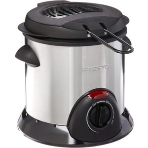 Presto 05470 Stainless Steel Electric Deep Fryer, Silver