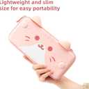 GeekShare Carrying Case Compatible with Switch OLED / Switch 2017, Protective Hard Shell Travel Pouch with Storage for Games & Accessories, Cat Ear