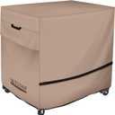 ULTCOVER Waterproof 80-100 Quart Patio Cooler Cart Rolling Ice Chest Cover 40L x 20W x 34H inch (Brown)