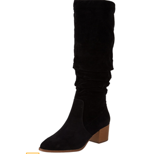 Amazon Essentials Women's Tall Block Heel Boots,Size 6