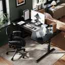 Agilestic Electric Standing Desk, Height Adjustable Desk, 55 x 32 Inch Sit Stand up for Work Office Home, L Shaped Ergonomic Rising Computer Table with Memory Preset, Black, 55 x 31.5 Inch