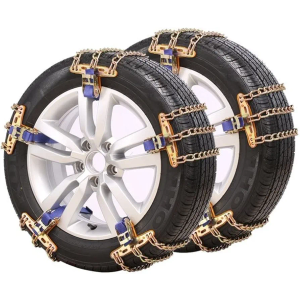 1 Pcs Tire Snow Chain, Snow Chain Car Anti Slip Tire Chains Anti Skid Tire Snow Chains for Car SUV Trucks (M)