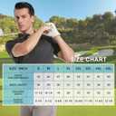 Mens Golf Shirt Short Sleeve Moisture Wicking Dry Fit Performance Solid Casual Pique Collared Golf Polo Shirts for Men (Medium, Dark Grey)