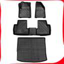 Floor Mats & Cargo Trunk Liners Fit for Jeep Cherokee 2023-2014 (Not for Grand Cherokee) All Weather Custom Rubber FloorTrunk Mats Black Protector for 2014-2023 Jeep Cherokee Accessories