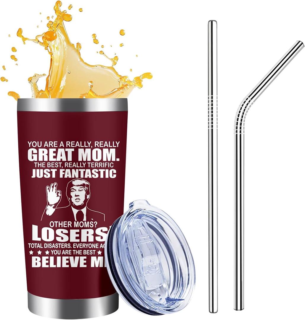 Tumbler 20oz, Mom Birthday Gifts, From Daughter/Son Best Mom Ever Gifts, Birthday Grandma