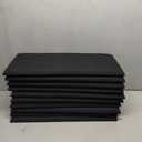 10 Pack Black Padded Bench Cushions, 32.5" x 10"