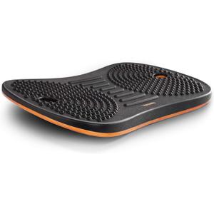 FEZIBO Standing Desk Mat Balance Board, Anti Fatigue Mat Standing Desk Office, Wobble Board with Ergonomic Design, Obsidian Black, Medium