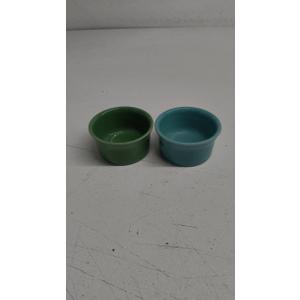 Pack of 2 DI Fiesta Ramekin 4inch Blue/Green