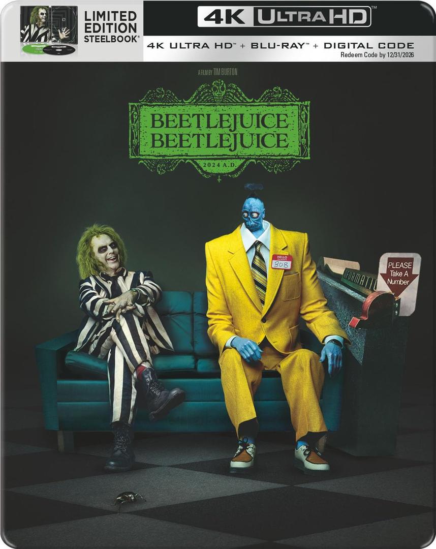 Beetlejuice Beetlejuice Steelbook (4K)