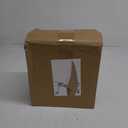 2 Pcs Universal Angled Speaker Enclosures Boxes Pods Surface Mount with Rubber Strip for Install 6.5 Inch Speakers or Smaller Custom Mount Door Kick Panel Rear Deck (Black, Hole Cut)