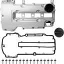 Upgraded Aluminum Valve Cover with Gasket, Bolts & Oil Filler Cap Compatible with 2011-2020 Chevy Cruze Sonic Trax Volt ELR Buick Encore 1.4L Turbo Replace 55573746 25198498 264-968 25198874