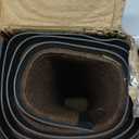 Indoor Outdoor Door Mat, 5' x 3' Doormat for Entryway, Rubber Backing Non Slip Front Door Mat Outside Entrance, Super Absorbent Commercial Floor Mat for Home Office, Brown