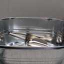 2 Pack 4 Gallon Galvanized Tub Ice Buckets for Parties Portable Beverage Tub with Handles Champagne Bucket Metal Ice Buckets for Cocktail Bar with Ice Scoop