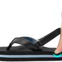 INMINPIN Toddler Boys Girls Flip Flops Comfortable Cushion Mat Summer Beach Pool Sandals Little Kids Non Slip Slide Sandal with Backstrap