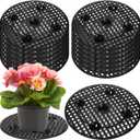 15 PCS Plant Level Pot Elevator, 12 inch Plastic Potted Plant Stands, Large Patio Planter Riser Holder, Deck Floor Protector to Prevent Rot Damage, Plant Trivet for Indoor Outdoor Garden