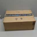 HOOBRO Bread Box, Bamboo Bread Box for Kitchen Countertop, 2 Tier Roll-Top Bread Bin, Food Storage Box, Large Capacity Keeper, Wooden Storage Cabinet, for Kitchen, Dining Room, Natural YL13MB01