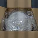 Hungdao 10 Inch Extra Large Christmas Balls Ornament White Giant Yarn Balls Oversized Xmas Hanging Decoration for Tree Party Wedding Indoor Holiday Decor