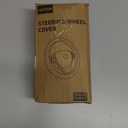 HOTOR Car Steering Wheel Cover - Universal Car Accessory for Diverse Cars, Leather Cover with Anti-Slip Lining, for Steering Wheel with a Diameter of 14.5"-15",Black