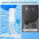 Portable Urinals for Men Spill Proof, OOCOME Upgrade Male Urinal Bottle Spill Proof for Seniors, Bedside Urinal with Soft Funnel & Long Hose, for Hospital Wheelchair Bedridden Car and Travel Use