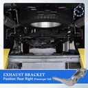 68395841AA Exhaust Bracket & Muffler Support Assembly for Dodge Ram 1500 (2019-2024) 5.7L/6.2L HEMI-Rear right passenger side ONLY
