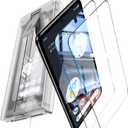 UniqueMe for Google Pixel 8 Pro Screen Protector, [Not Glass] Support Fingerprint Unlock [Alignment Frame] 7H Hardness Full Coverage Screen Bubble Free Case Friendly 6.7 inch - 2 Pack