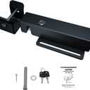 JUJAING DS-02 Universal Automatic Electric Gate Lock for 12-24V DC Swing Gate Opener Electromagnetic Gate Lock for Gate Operator System Device Safe Security Outdoor Closer Gate Lock