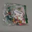 Roowest 62 Pcs Miniature Christmas Figurines for Snow Globe Kit DIY Crafts Mini Resin Ornaments with Trees Reindeer Santa Claus Candy Cane Figurines Items Christmas Village Decorations