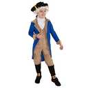Morph George Washington Costume Kids, George Washington Costume for Boys, President Costume for Boys (Small)