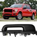 Moonlinks Compatible with 2015-2020 F150 Rear Driver Side Exterior Door Handle,F150 Door Handle Replacement Left Rear Side,Smooth Black(14603674/FL3Z1626605CBPTM)