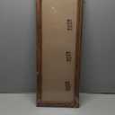 8x24 Wood Frame Brown, Rustic Natural Wooden 24x8in Poster Picture Frame, Distressed 8 x 24inch Woodgrain Gallery Photo Frame with HD Plexiglass, Horizontal Vertical Wall Mounting Display 1pcs