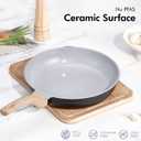 CAROTE 21pcs Pots and Pans Set Nonstick, Cookware Set Black Induction Kitchen Cooking Set w/Frying Pans & Saucepans(PFOS, PFOA Free), 21 Piece