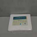 Comfort Spaces 100% Cotton Sheet Set Breathable, Lightweight, Soft with 12" Elastic Pocket Fits up to 14" Mattress, All Season Cozy Bedding, Matching Pillow Case, Twin White 3 Piece