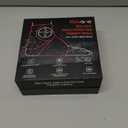 Large Fit Wearable Foot Massager Wrap, Cordless Heated Ankle Massager with Red Light, Portable for Foot Comfort & Circulation Support, 6 Modes 3 Intensities, Multi-Area Use for Foot, Knee & Back