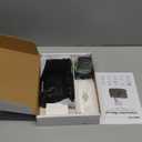 SMARTRO SC31B Digital Projection Alarm Clock with Weather Station, Indoor Outdoor Thermometer for Bedrooms, USB Charger, AC Battery Operated