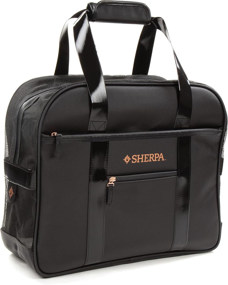 Sherpa Tote Around Town Travel Pet Carrier with Stay Clean Technology - Black, Small