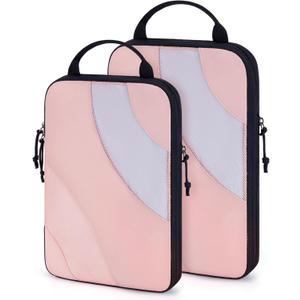 BAGSMART Compression Packing Cubes, 6 Set/4 Set/2 Set Travel Packing Cubes for Carry on Suitcases, Compression Suitcase Organizers Bag Set & Travel Cubes for Luggage, Lightweight Packing Organizers