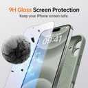 2 x for iPhone 16 Case with 2 Screen Protectors - Compatible with Magsafe - Upgraded Camera Protection - Liquid Silicone Protective Phone Case for Men, Women,Girls - Porcelain Blue