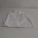 Van Heusen Men's Short Sleeve Dress Shirt Regular Fit Poplin Solid (15.5" Neck, White)