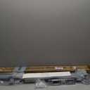 Retractable Baby Gate for Stairs & Doorways - 55" Wide Portable Safety Gate | Fits Baseboards, Easy to Use Indoor/Outdoor | Mesh Gate for Dogs, Puppies, Gray