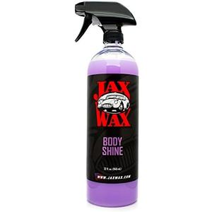 Jax Wax Body Shine Detailer - Spray Car Wax, Removes Water Spots and Dirt, Formulated with Natural Oil and Waxes for Superior Protection and Shiny Look, Use on Car, Boat and Motorcycle - 32 Oz
