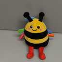 hahaland Tummy Time Bouncing Bee Toy for 6-12 Month, Musical Dancing Plush Bee Baby Toys 9 Month Old, Vibrating & Buzzing Bee Toy Gifts for 1 Year Old Boy & Girl