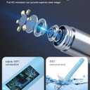 2 x DJROLL Ear Wax Removal, Earwax Remover Tool, Ear Camera, Ear Scope with Ear Wax Cleaner Tool Compatible with iPhone, iPad, Android Smart Phones (Blue)