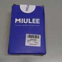 MIULEE Pack of 2 Couch Throw Pillow Covers 18x18 Inch Spring Soft Navy Chenille Pillow Covers for Sofa Living Room Solid Dyed Pillow Cases