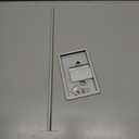 Tabletop Picture Frame Easel Stand 16. 5 Inch Adjustable Metal Frames Holder Stand Table Display Easel Picture Display Floor Art Holder for Home Exhibition Restaurant (Silver)