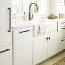 Amerock | Kitchen Cabinet Pull | Black Bronze | 3 in & -3/4 in (76 mm & 96 mm) Center-to-Center | Bronx | 1 Pack | Furniture Hardware | Cabinet Handle | Bathroom Drawer Pull