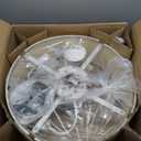 20" Boho Ceiling Fans with Lights, Rattan Fandelier Ceiling Fan with Light Remote Control with Caged 6 Speeds for Bedroom, Nursery, Living Room